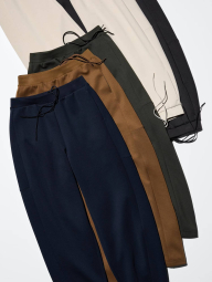 Широкие спортивные штаны DRY UNIQLO 1159852562 (Синий XL)