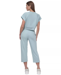 Укороченные спортивные штаны DKNY 1159853092 (Голубой S)