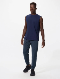 Мужские джоггеры UNIQLO Ultra Stretch спортивные штаны с технологией DRY-EX 1159853789 (Синий M)