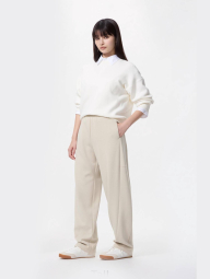 Широкие спортивные штаны DRY UNIQLO 1159854284 (Бежевый XL)