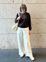 Спортивные штаны UNIQLO на флисе 1159858122 (Молочный XXL)