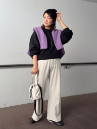 Спортивные штаны UNIQLO на флисе 1159858122 (Молочный XXL)