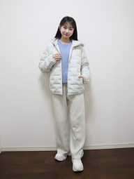 Спортивные штаны UNIQLO на флисе 1159858122 (Молочный XXL)