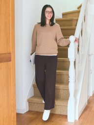 Спортивні штани UNIQLO на флісі 1159859103 (Коричневий XXL)