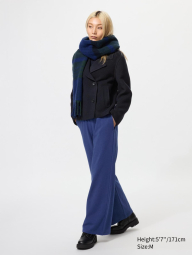 Спортивные штаны UNIQLO на флисе 1159860287 (Синий S)