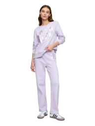 Женские спортивные штаны GAP на флисе 1159861616 (Сиреневый XL)
