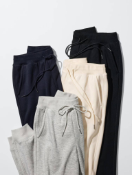 Жіночі спортивні штани UNIQLO HEATTECH джоггери на хутрі 1159861914 (Синій S)