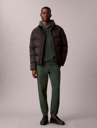 Мужские джоггеры на флисе Calvin Klein спортивные штаны 1159862120 (Зеленый M)