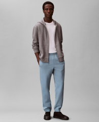 Мужские джоггеры на флисе Calvin Klein спортивные штаны 1159862174 (Синий M)