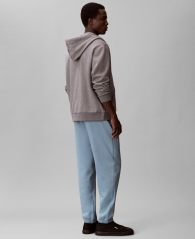 Мужские джоггеры на флисе Calvin Klein спортивные штаны 1159862174 (Синий M)
