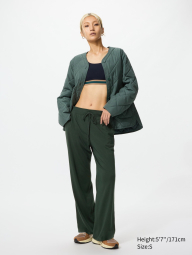 Спортивные штаны UNIQLO 1159865241 (Зеленый S)
