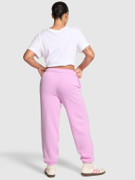 Джоггери Victoria's Secret Pink спортивні штани на флісі 1160043750 (Рожевий M)