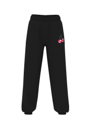 Джоггеры Victoria's Secret Pink спортивные штаны на флисе 1160135543 (Черный S)
