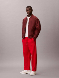 Мужские спортивные штаны Calvin Klein на флисе 1160224349 (Красный XL)