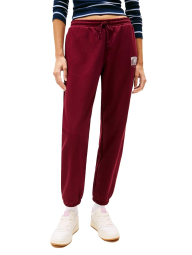 Женские джоггеры на флисе Tommy Hilfiger спортивные штаны 1160294438 (Бордовый S)