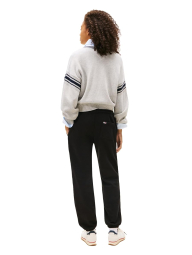 Женские джоггеры на флисе Tommy Hilfiger спортивные штаны 1160325048 (Черный L)