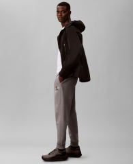 Мужские джоггеры на флисе Calvin Klein спортивные штаны 1160304453 (Серый M)