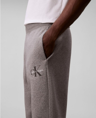 Мужские джоггеры на флисе Calvin Klein спортивные штаны 1160304453 (Серый M)