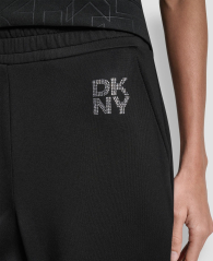 Жіночі спортивні штани DKNY зі стразами 1160689615 (Чорний XS)