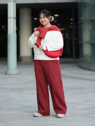 Спортивні штани UNIQLO 1160853491 (Бордовий S)
