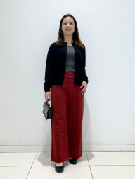 Спортивні штани UNIQLO 1160853491 (Бордовий S)