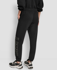 Джоггеры на флисе DKNY со стразами 1162684276 (Черный XL)
