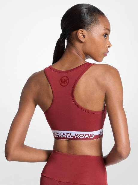 Жіночий спортивний топ Michael Kors зі спинкою-борцюванням 1159858030 (Бордовий L)