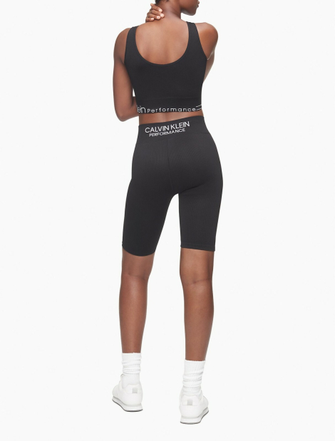 Спортивный топ Calvin Klein с логотипом 1159860894 (Черный L)