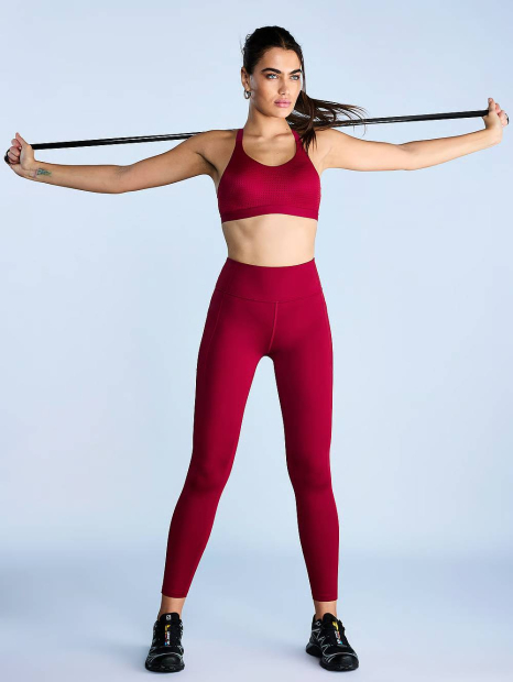 Спортивный топ Victoria's Secret VSX с перфорацией 1159862712 (Красный 36D)