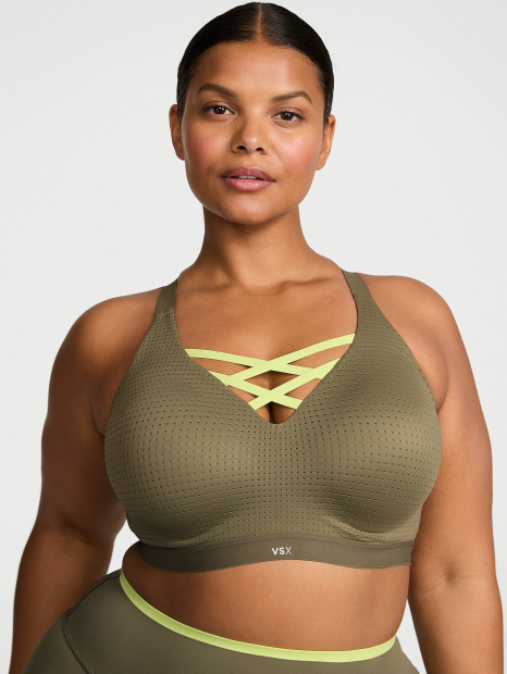 Спортивний топ Victoria's Secret VSX із перфорацією 1159865500 (Зелений M)