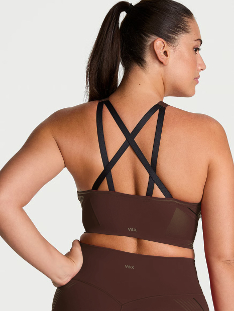 Спортивный топ Victoria's Secret VSX бра 1160138563 (Коричневый S)