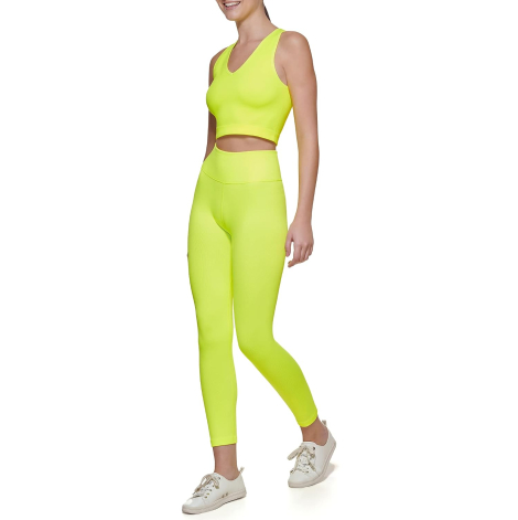 Спортивный топ Calvin Klein в рубчик 1160515190 (Салатовый XL)