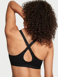 Спортивный топ Victoria's Secret с перфорацией 1159840424 (Черный 36C)