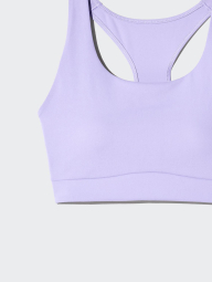 Спортивный топ-бра AIRism Uniqlo 1159855504 (Сиреневый S)