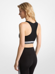 Женский спортивный топ Michael Kors со спинкой-борцовкой 1159860106 (Черный XS)