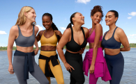 Спортивный бесшовный бюстгальтер Victoria's Secret топ 1159861346 (Желтый S)