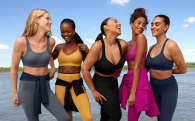 Спортивный топ Victoria's Secret с перфорацией 1159861386 (Серый 42С)