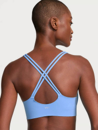 Спортивный бесшовный бюстгальтер Victoria's Secret топ 1159861406 (Голубой S)