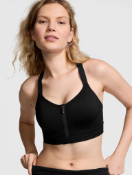Спортивный топ Victoria's Secret Pink Sport лиф 1159862994 (Черный S)