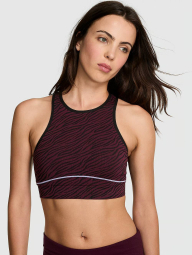 Спортивный топ Victoria's Secret Pink 1159864234 (Бордовый/Черный L)