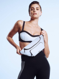 Спортивный балконетт Victoria's Secret VSX топ со светоотражающими деталями 1161562961 (Черный S)