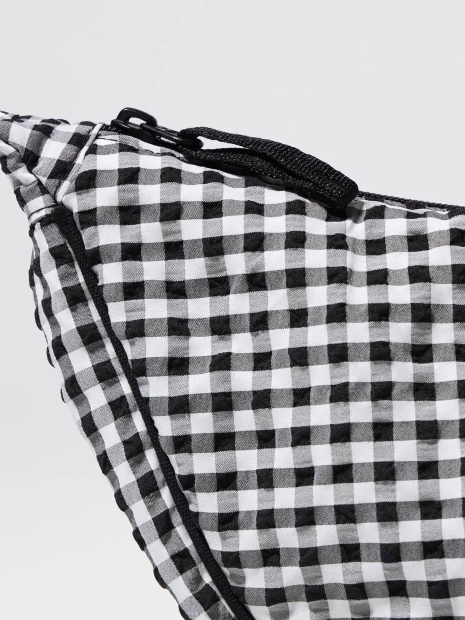 Сумка полукруглая UNIQLO через плечо 1159838859 (Черный One size)