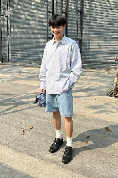 Сумка напівкругла UNIQLO через плече 1159838860 (Синій One size)