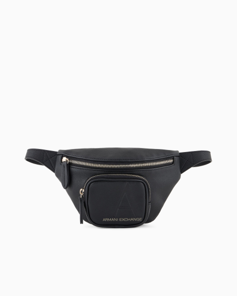 Поясная сумка из экокожи Armani Exchange 1159839074 (Черный One size)