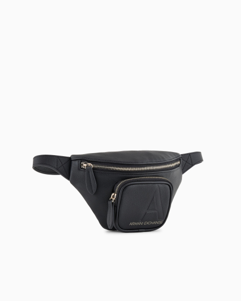 Поясная сумка из экокожи Armani Exchange 1159839074 (Черный One size)