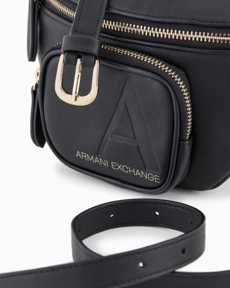 Поясная сумка из экокожи Armani Exchange 1159839074 (Черный One size)