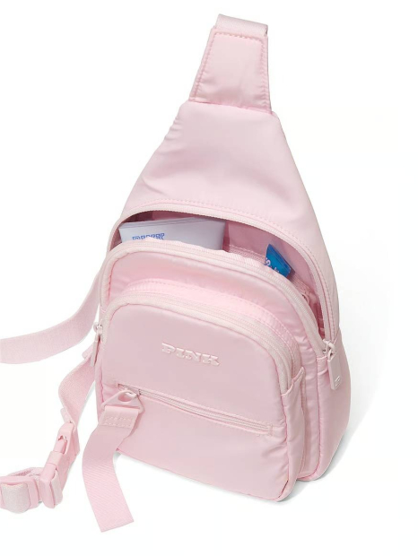 Сумка-слінг Victoria's Secret Pink 1159839176 (Рожевий One size)