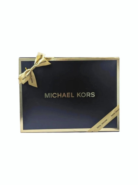Женская сумка кроссбоди с принтом Michael Kors в подарочной коробке 1159840367 (Оранжевый One size)