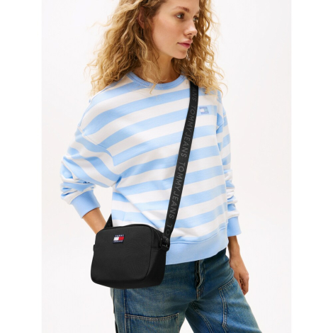 Стильна сумка Tommy Hilfiger на блискавці 1159840769 (Чорний One Size)