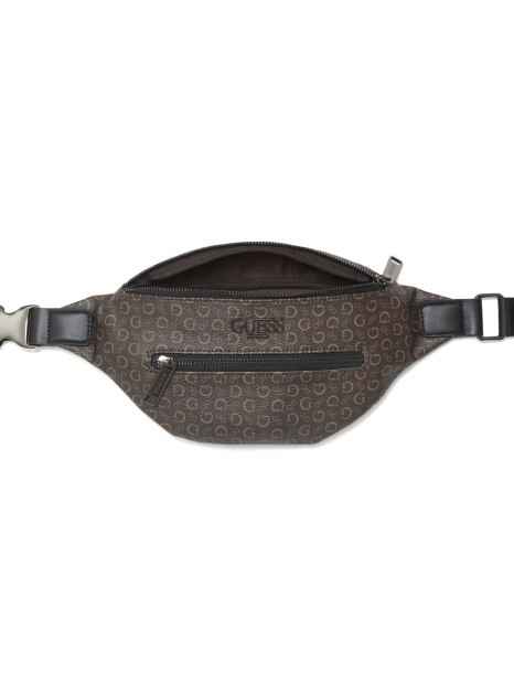 Поясна сумка Guess з принтом 1159840865 (Коричневий One Size)